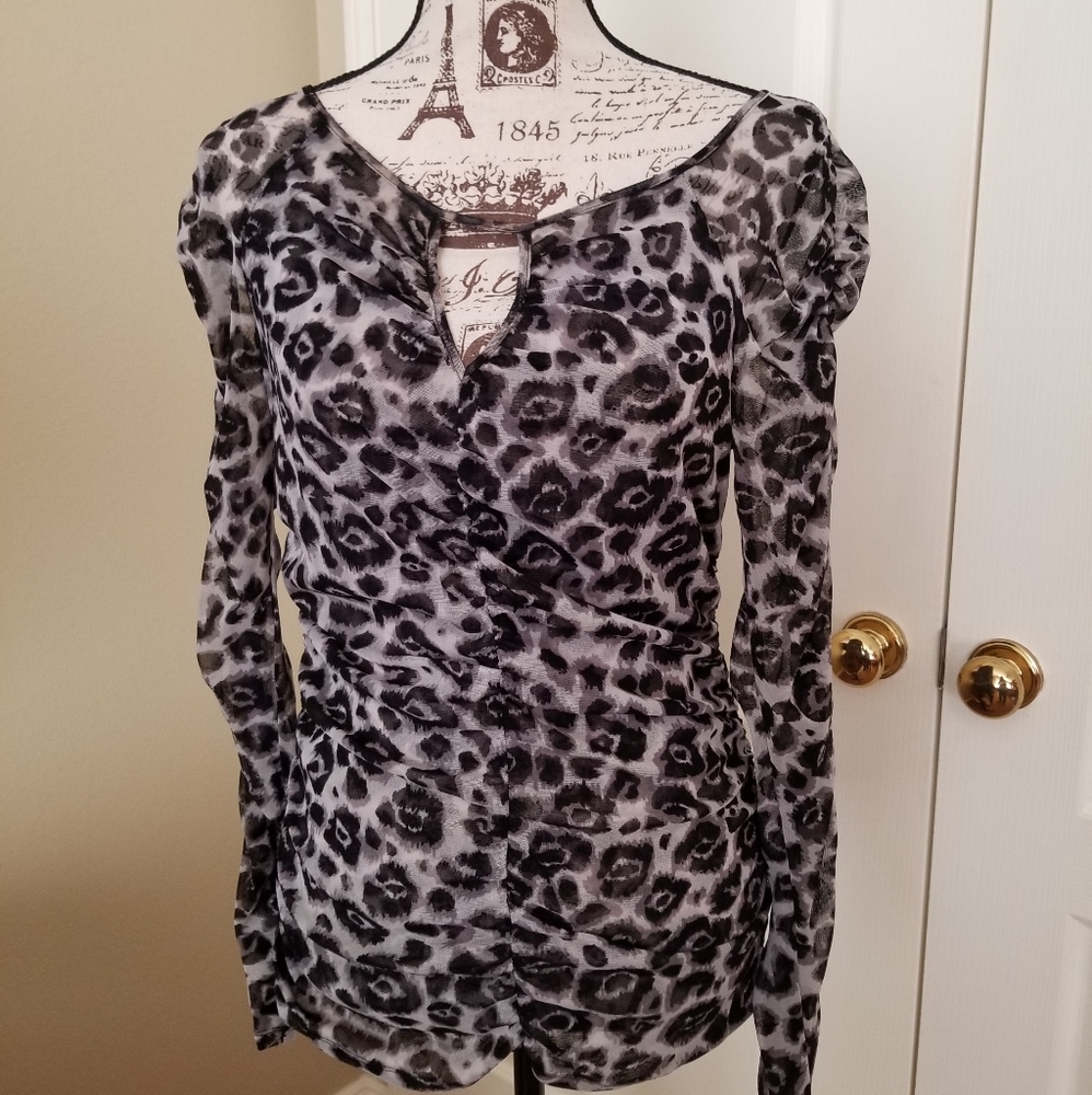 2 for $25 Women's INC Black/Gray Top